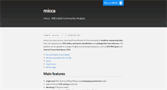 Desktop Screenshot of micca.org